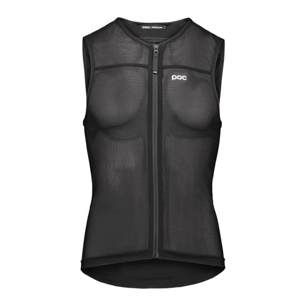 Gilet de protection dorsale haut de gamme noir en mesh technique respirant de taille M
