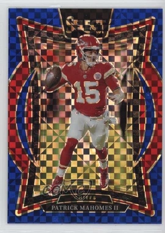 2024 Panini Select Concourse Blue Prizm /249 Patrick Mahomes II #33 06or
