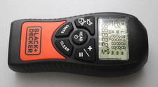 Black+Decker BDMU040 Ultraschall Entfernungsmesser für Wohnflächenberechnung