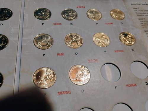Full Set 52 Coins 2018-2025* (P&D) American Innovation Dollars & Whitman Book - Picture 23 of 23