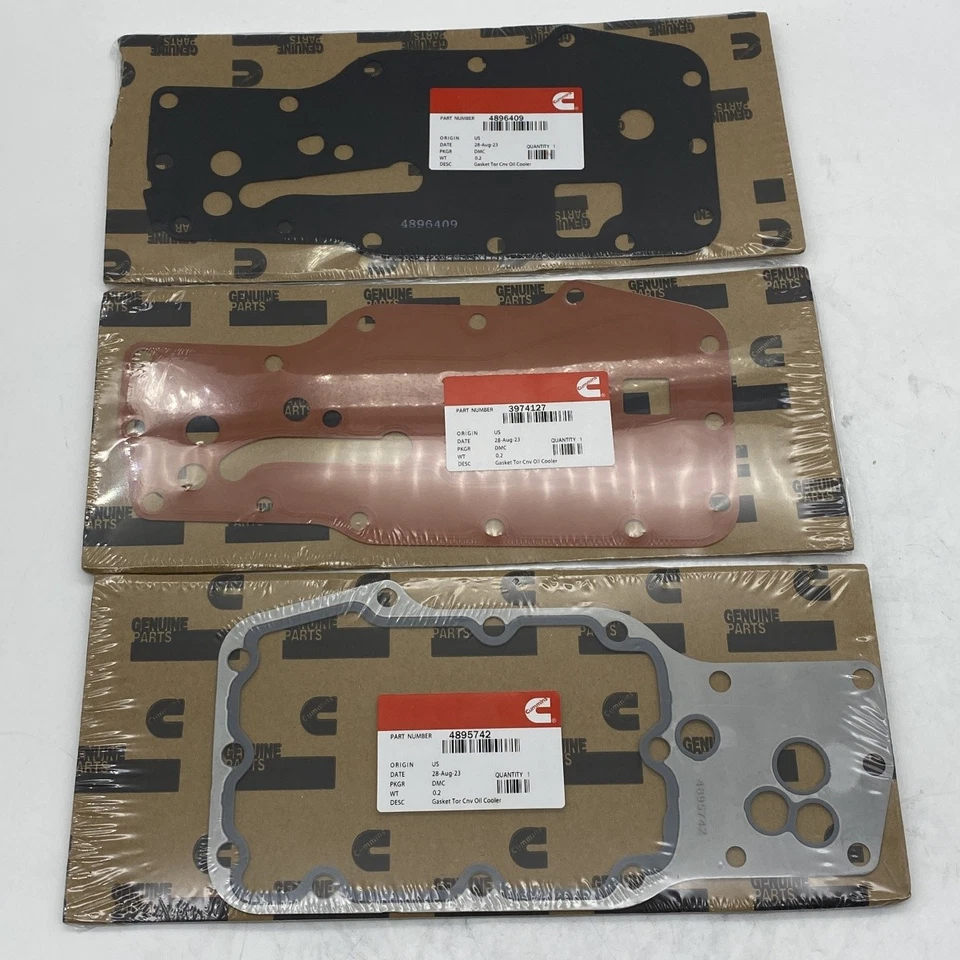 3975818 Oil Cooler & Gasket Cummins For 6.7L 24V ISBE 2007-Present Dodge Ram - Image 2 of 4