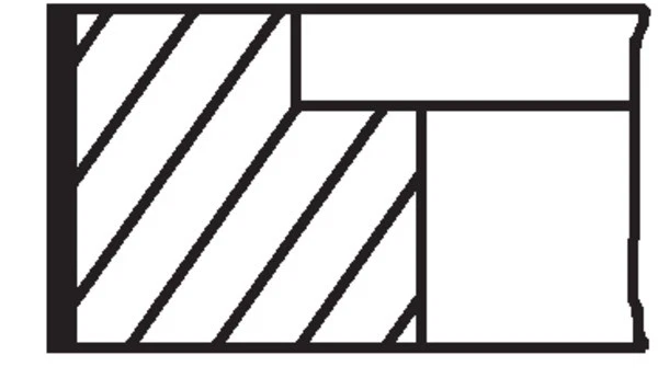 4x PISTON RING KIT 681 RS 00105 0N0 FOR D4FD 1.7L D4FB-L/5P 1.6L 4cyl - Image 4 of 4