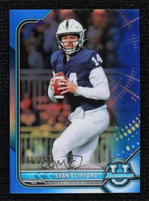 2021-22 Bowman U Chrome Prospects Blue Refractor 40/199 Sean Clifford #69 9hx