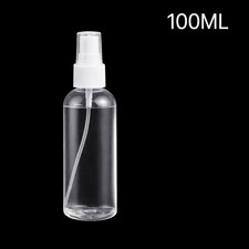 20/50/80ml Plastic Transparent Spray Bottle Refillable Small Travel Mist Empty