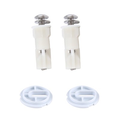 Toilet  Hinges Screws WC Hole Fixing Easy Installation 2 Pack R4K15310