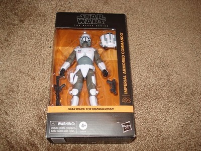 Hasbro 2024 Star Wars Black Series 42 Imperial Armored Commando 6'' Figure New