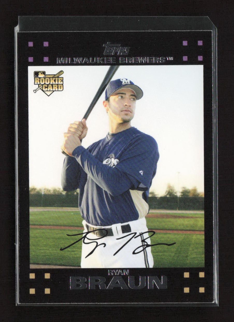 2007 Topps Rookies #14 Ryan Braun Milwaukee Brewers