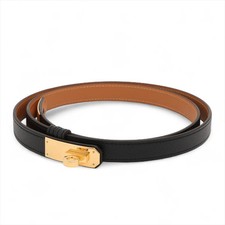Herm s Kelly18 A2017 Belt Veau Epsom gold black
