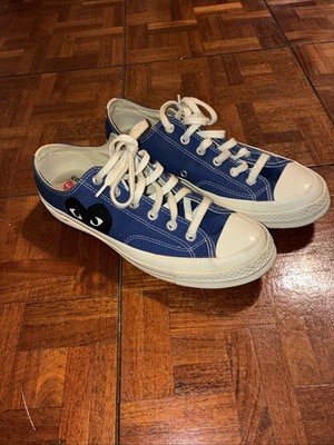 Converse Comme des Garcons CDG PLAY x Chuck 70 Low 'Blue Quartz' Shoe 171848C. 8