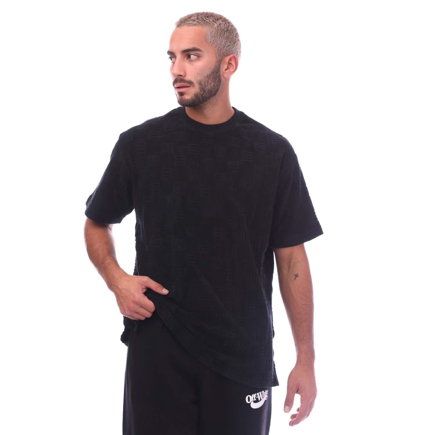 Футболка Herren из синели с монограммой Ambush Regular Fit от Schwarz 25890₽