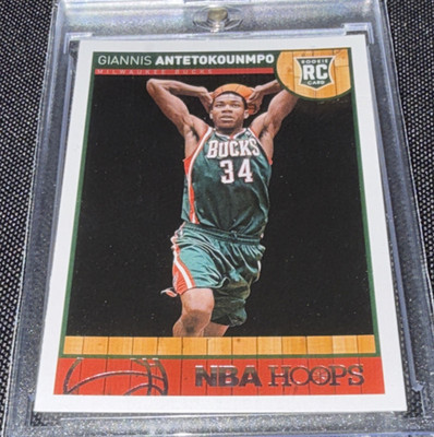 Panini 2013-14 NBA Hoops Giannis Antetokounmpo Rookie #275 Milwaukee Bucks