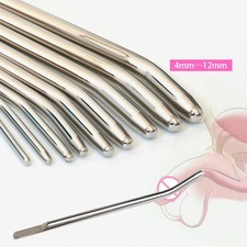 Dilator 4 - 12mm Edelstahl Harnr&ouml;hre Katheter Penis Urethra M&auml;nner Dilatator