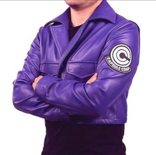 Purple Leather Jacket Anime Inspired Cosplay ...