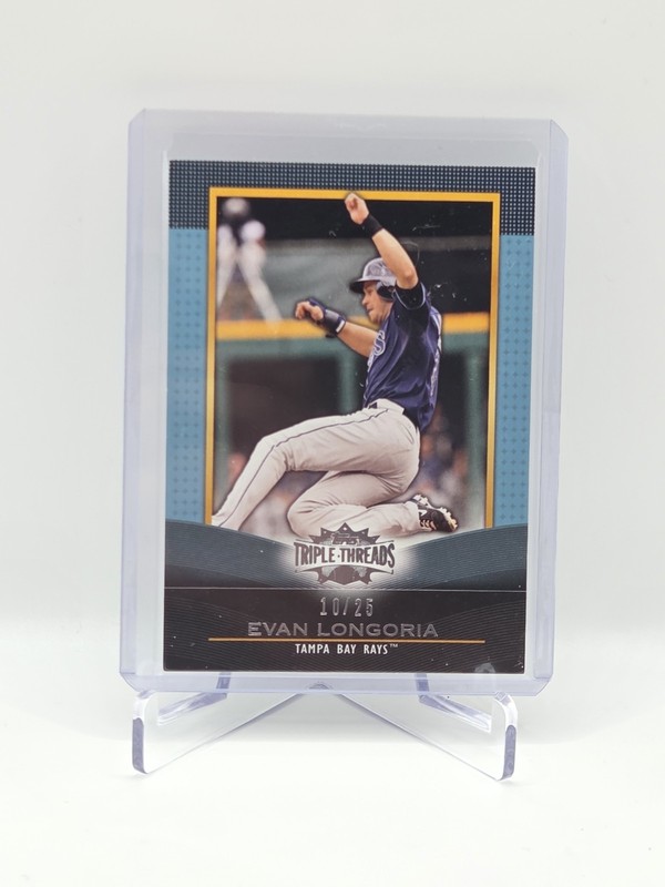 2011 Topps Triple Threads #23 Evan Longoria Tampa Bay Rays /25 