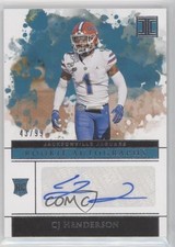 2020 Panini Impeccable Rookie Auto Silver 43/49 CJ Henderson #146 Auto ii1