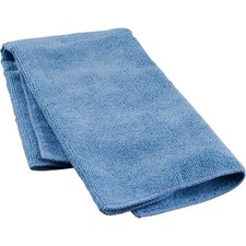 Quickie Microfiber Cleaning Cloth 14 x 14 Inches Blue Pack of 24 Washable and...