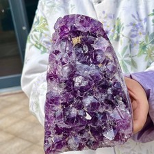 6.19LB Natural Beautiful Amethyst Quartz Cave Crystal Specimen