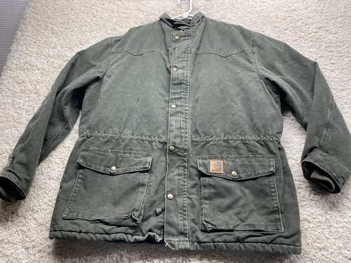 Carhartt, Men's Vintage Carhartt C46 MOS Work Jacket Size XL Regular Green Made In USA