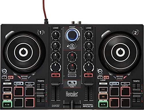 Hercules DJ Control 200 DJコントローラー Hercules DJControl Inpulse 200 – DJ controller with USB