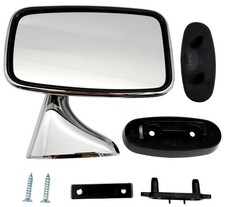 Right Hand Tex Style Chrome Exterior Door Mirror Classic Mini Car Ford Mg Mgb