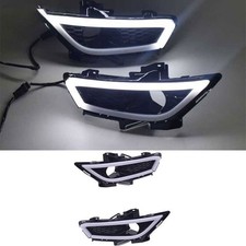 Two-color For Ford Mondeo Fusion 2013-16 Front Bumper Fog Light Turn Signal Led