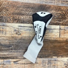 Tour Edge Lady Edge 6 Hybrid Wood Fairway White and Black Golf Headcover