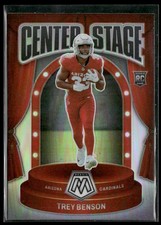 2024 Panini Mosaic #15 Trey Benson Center Stage Silver