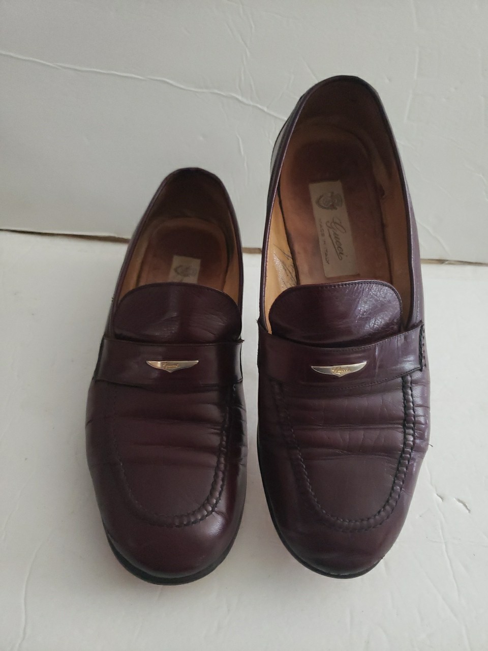 Vintage Gucci Made In Italy  Men Shoes 45 EU 11 SIZE