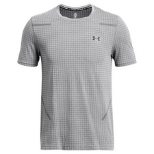 Image of UNDER ARMOUR Men's Grey Vanish Seamless Short Sleeve T-Shirt Large BNWT C2179