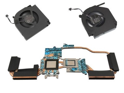 Medion Erazer Beast X40e (GM7IX7N) original  CPU/GPU-Lüfter inkl. Kühler