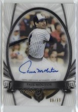 2017 Topps Tribute Tribute To the Moment Paul Molitor #TTM-PM Auto HOF 0gx4
