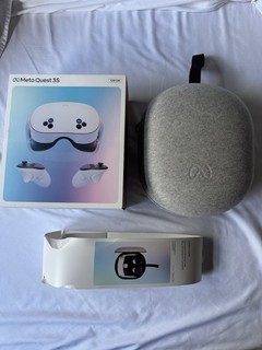 Meta Quest 3S 128GB Standalone VR Headset with Controllers & Carrying Case