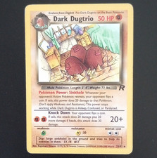 The Pokemon Company Pokemon TCG Dark Dugtrio Team Rocket 23/82 Rare Regular EN on eBay