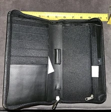 Leed's Genuine Leather Checkbook Case