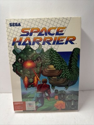 SEGA Space Harrier COMMODORE 64 Video Computer Game C64 128 Big Box PC SEALED