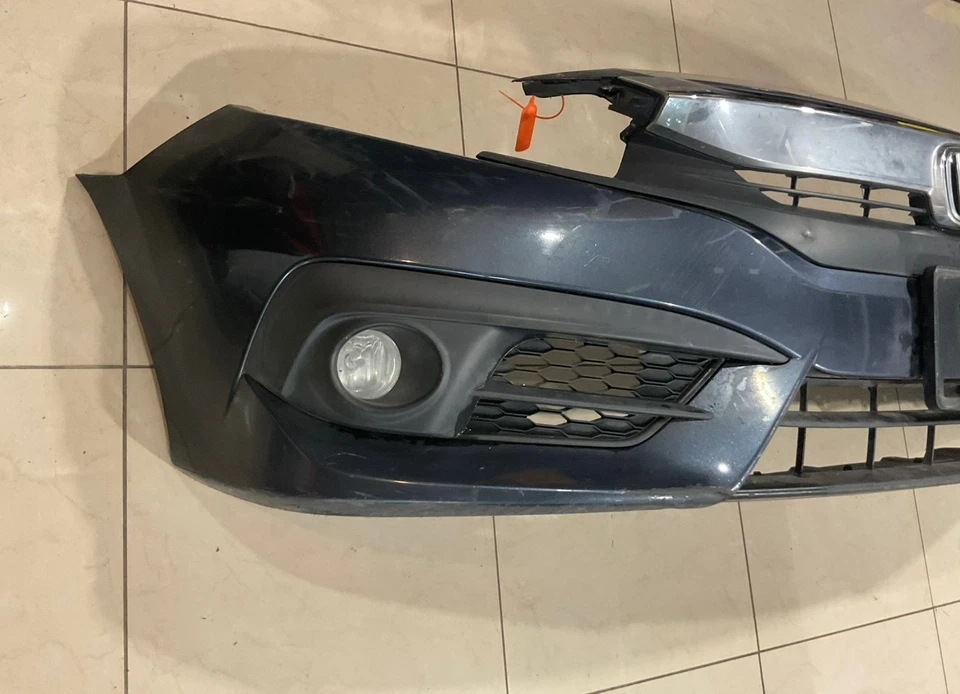 Front Bumper Cover W/Upper Grille Grey 2016 2017 Honda Accord Sedan OEM - Image 2 of 4