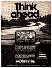 Vintage 1978 FuzzBuster Radar Detector Original Print Advertisement 8in X 11in 