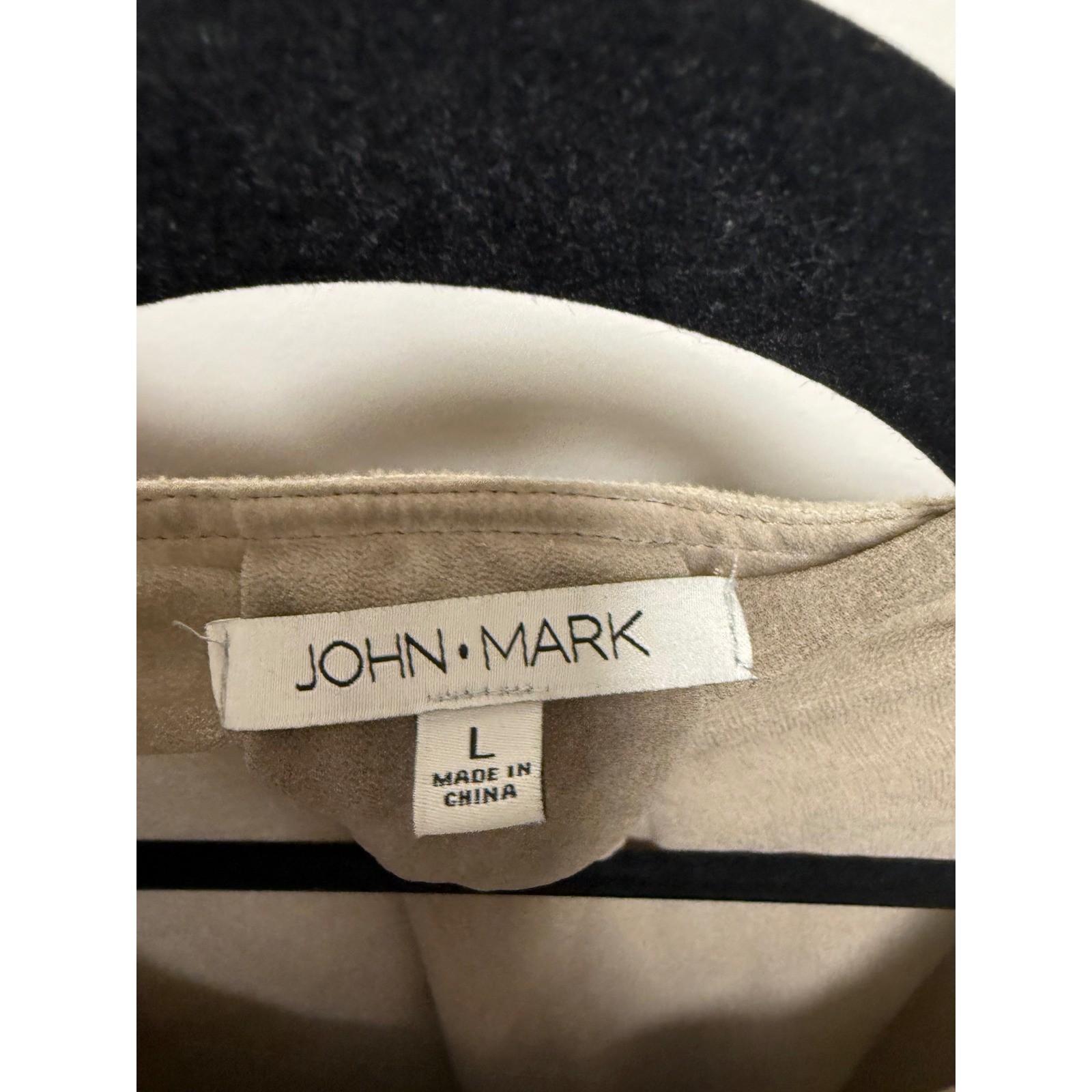 JOHN MARK Patchwork Print Long Sleeve Casual Top … - image 2