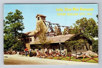 Silver Dollar City MO-Missouri, Lucky Silver Mine Restaurant, Vintage Postcard
