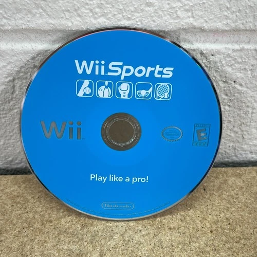 New ListingWii Sports Nintendo Wii Loose Game *Disc Scratched But Is Tested and Working*