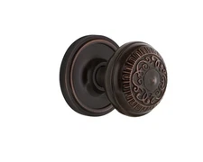 Warehouse Classic Rosette with Egg & Dart Round Door Knob