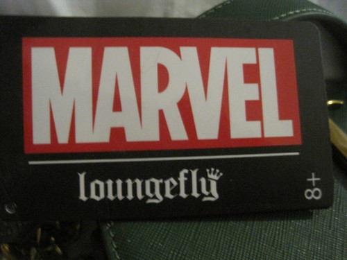 Bolso Bandolera Loungefly Marvel Loki Casco Verde ~ Nuevo con Etiquetas ~ LBDLM - Imagen 5 de 9