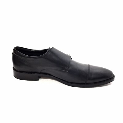 Gordon Rush Black Leather Preston Monk Strap Size 12 | eBay