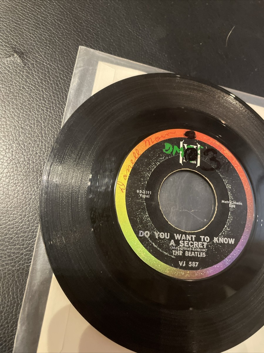The Beatles Vee-Jay VJ Do You Want To Know A Secret VJ 587
