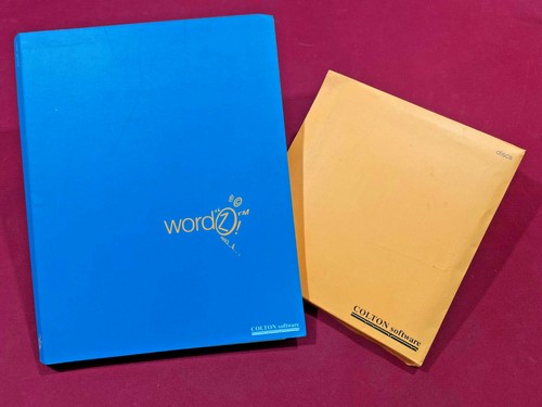 Wordz Logiciel & Utilisateur Guide / Manuel Par Colton Software pour Acorn Risc