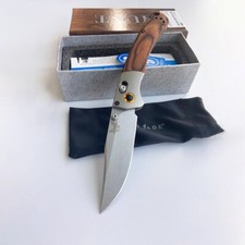 -Classic Mini Stabilized Wood New Folding Knife Benchmade 15085-2 (CPM-S30V)-