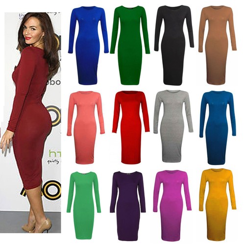 midi bodycon jersey dress