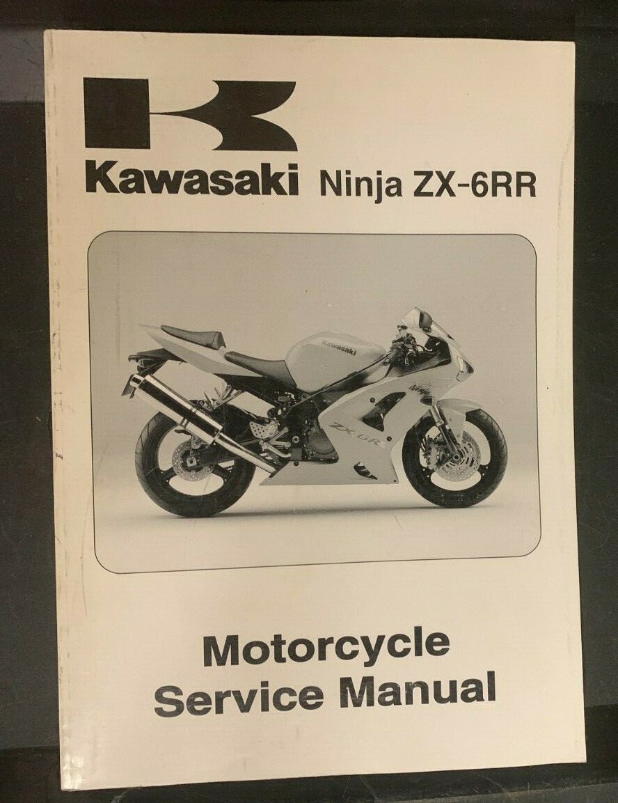 2004 Kawasaki Ninja ZX-6RR Monster Service Repair Maintenance Shop