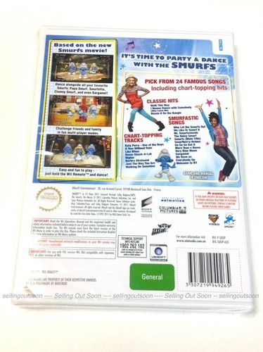 The Smurfs Dance Party Nintendo Wii + U *NEW *SEALED *OZI Dancing Game Console - Picture 2 of 4