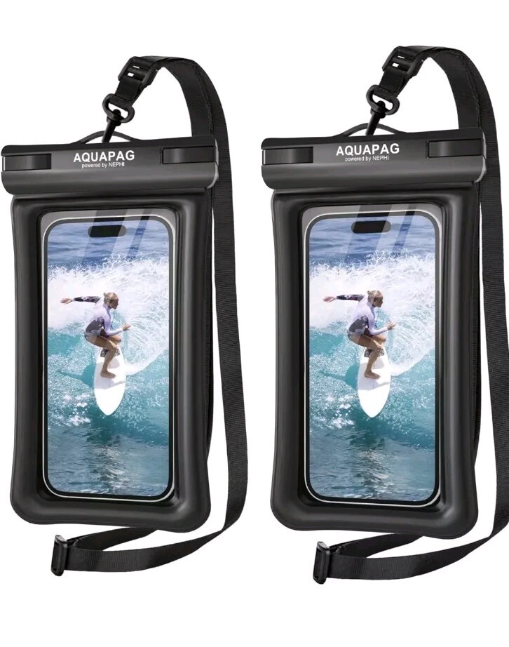 2 Pack Waterproof Phone Pouch